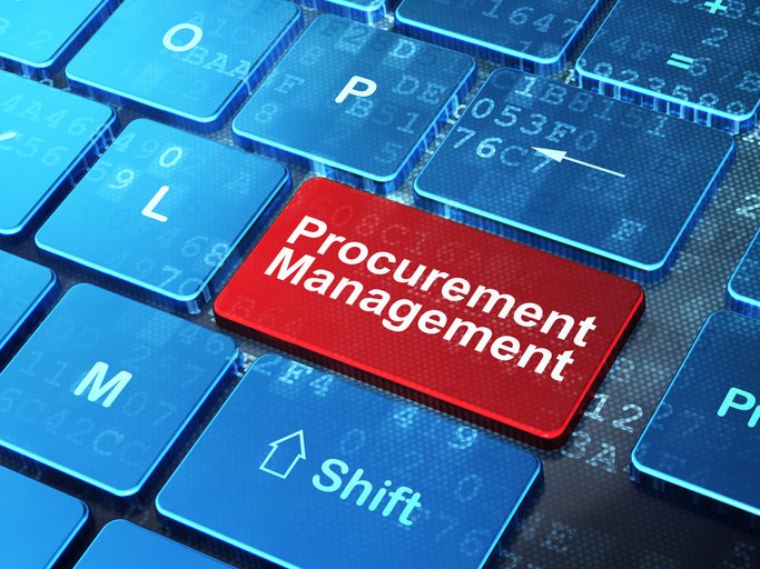 Procurement management button on keyboard
